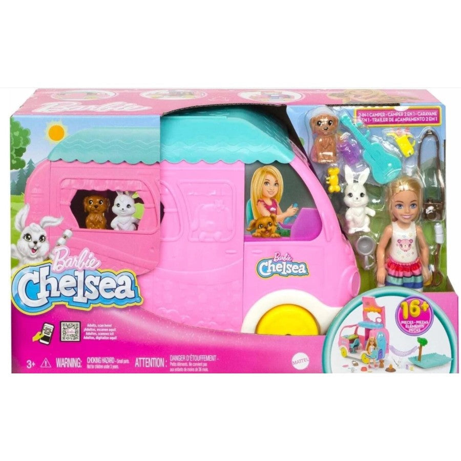 Caravane avec poupée Barbie Chelsea (3 ans et plus)