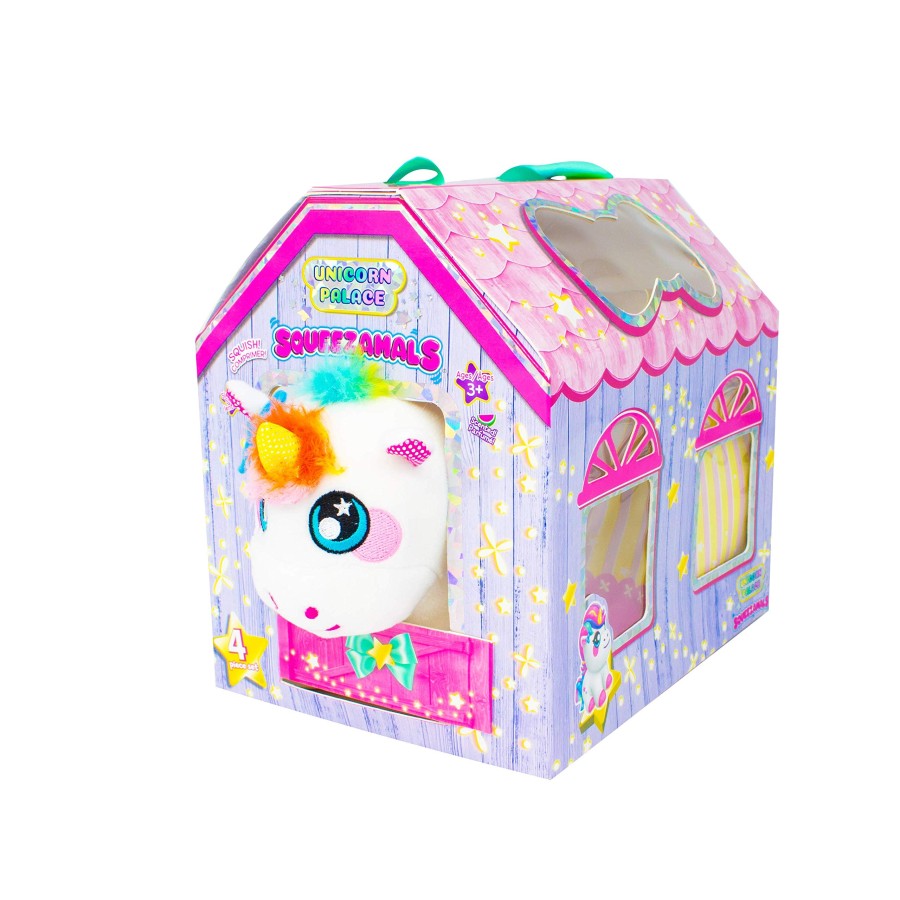 Peluche licorne dans une écurie (3 ans et plus)