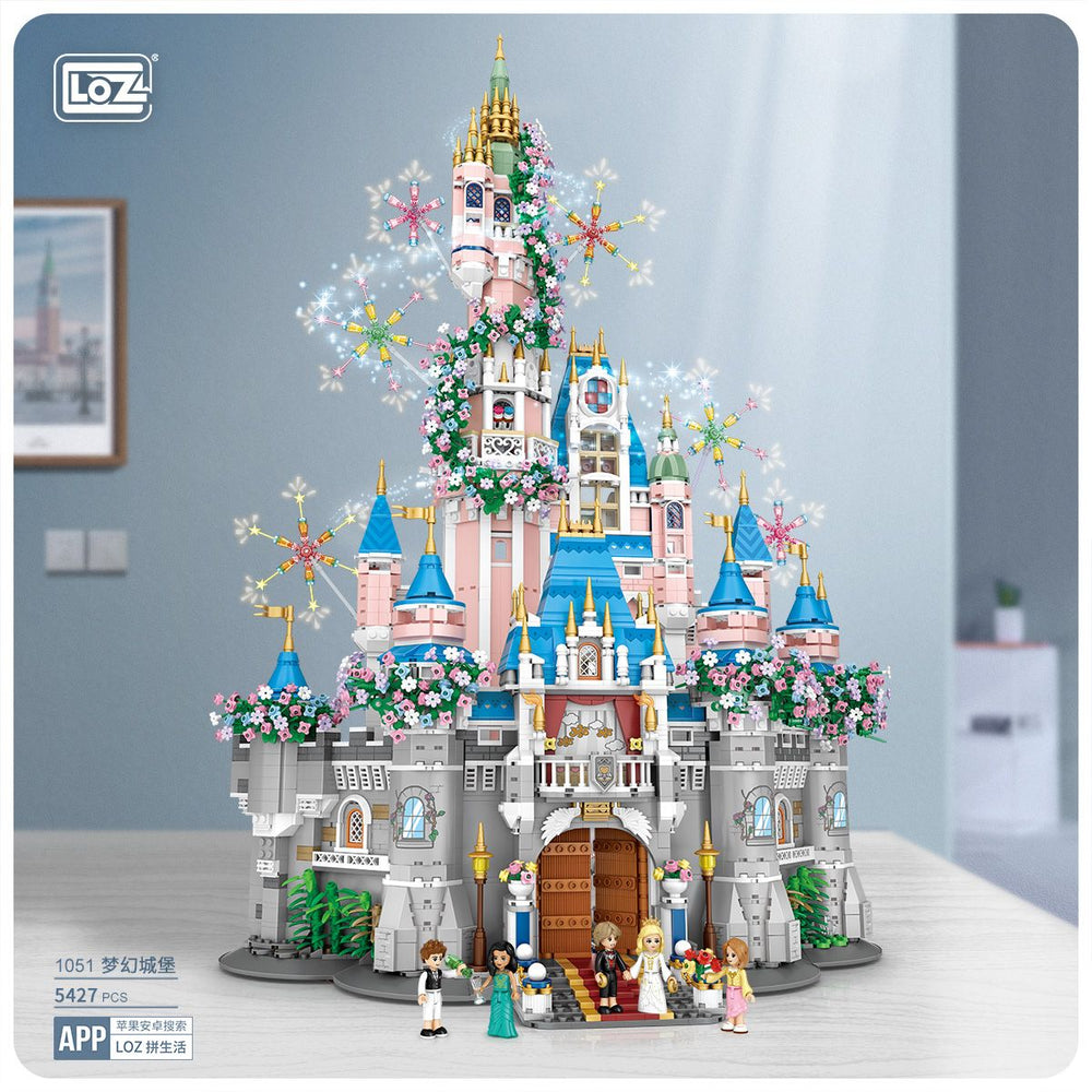 DIY en mini blocs Loz château