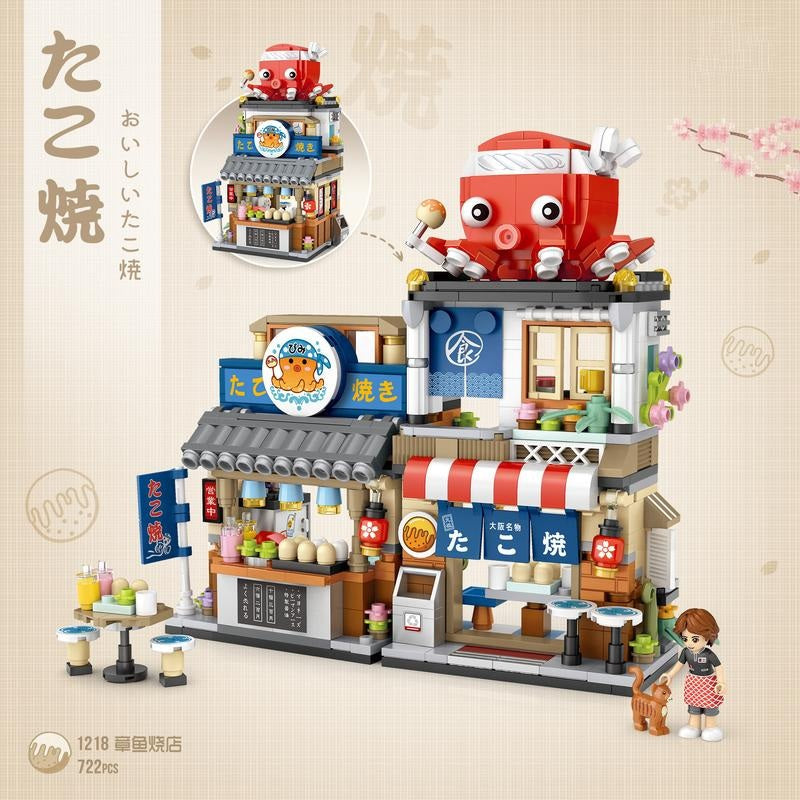 DIY en mini blocs Loz restaurant de rue japonais