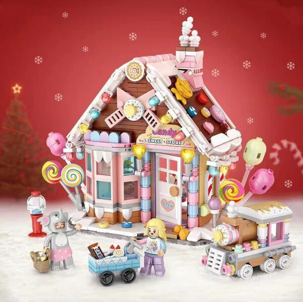 DIY en mini blocs Loz la maison de bonbon (10 ans et +)