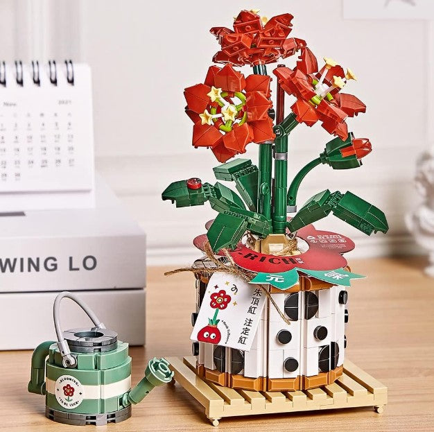 DIY en mini blocs Loz plant de fleurs