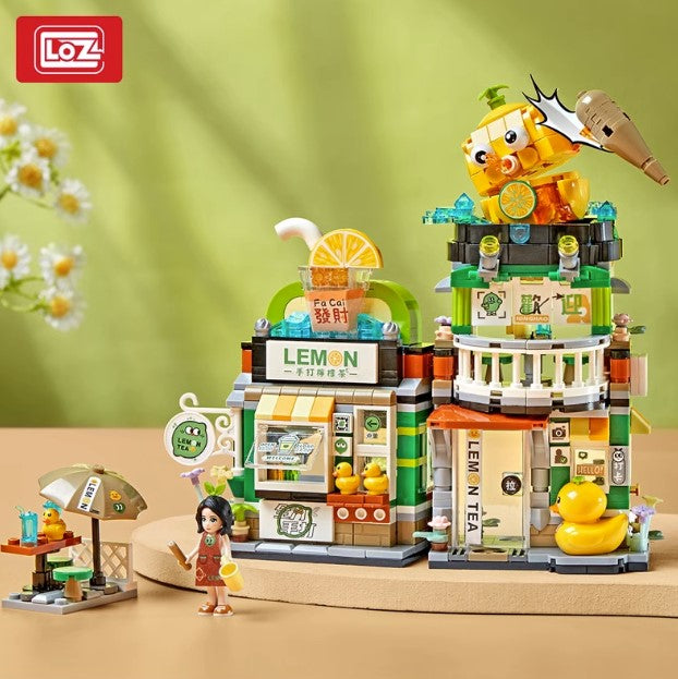 DIY en mini blocs Loz restaurant de thé au citron