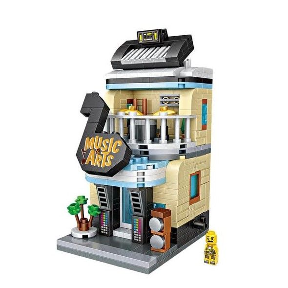 DIY en mini blocs Loz magasin de musique