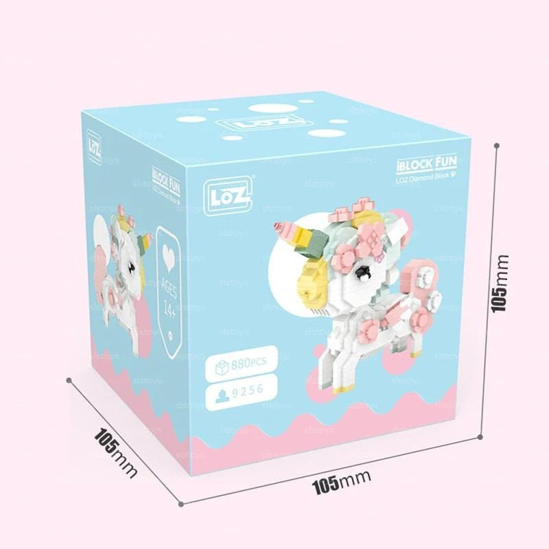 DIY en mini blocs Loz licorne