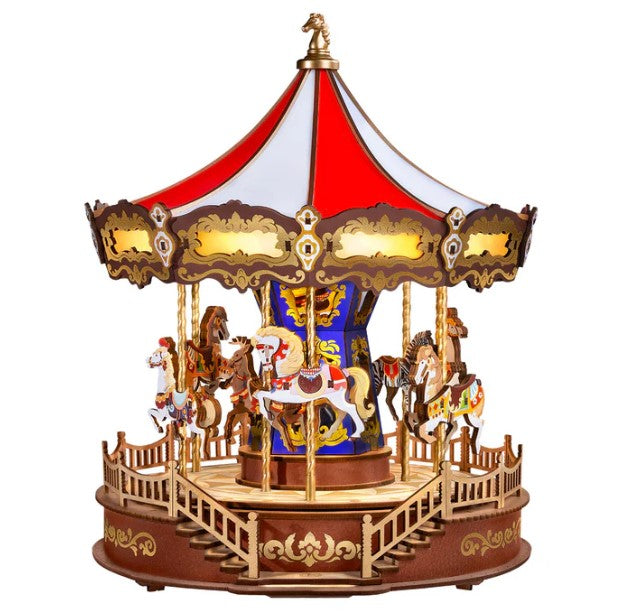 Maison miniature DIY Rolife Carrousel classique (14 ans et +)