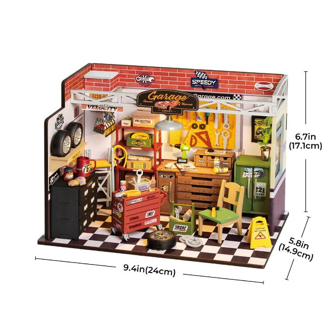Maison miniature DIY Rolife Garage Workshop (14 ans et +)