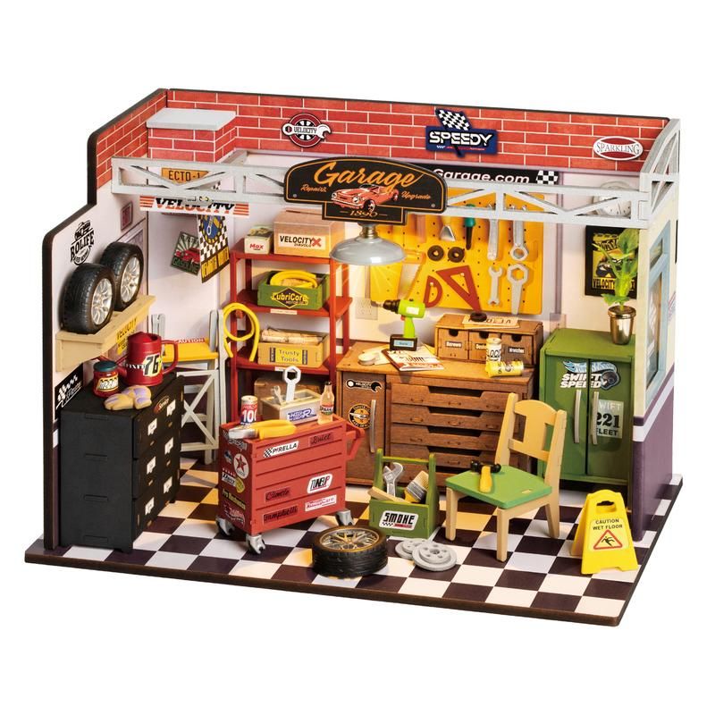 Maison miniature DIY Rolife Garage Workshop (14 ans et +)