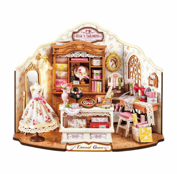 Maison miniature DIY Rolife Atelier de couture (14 ans et +)