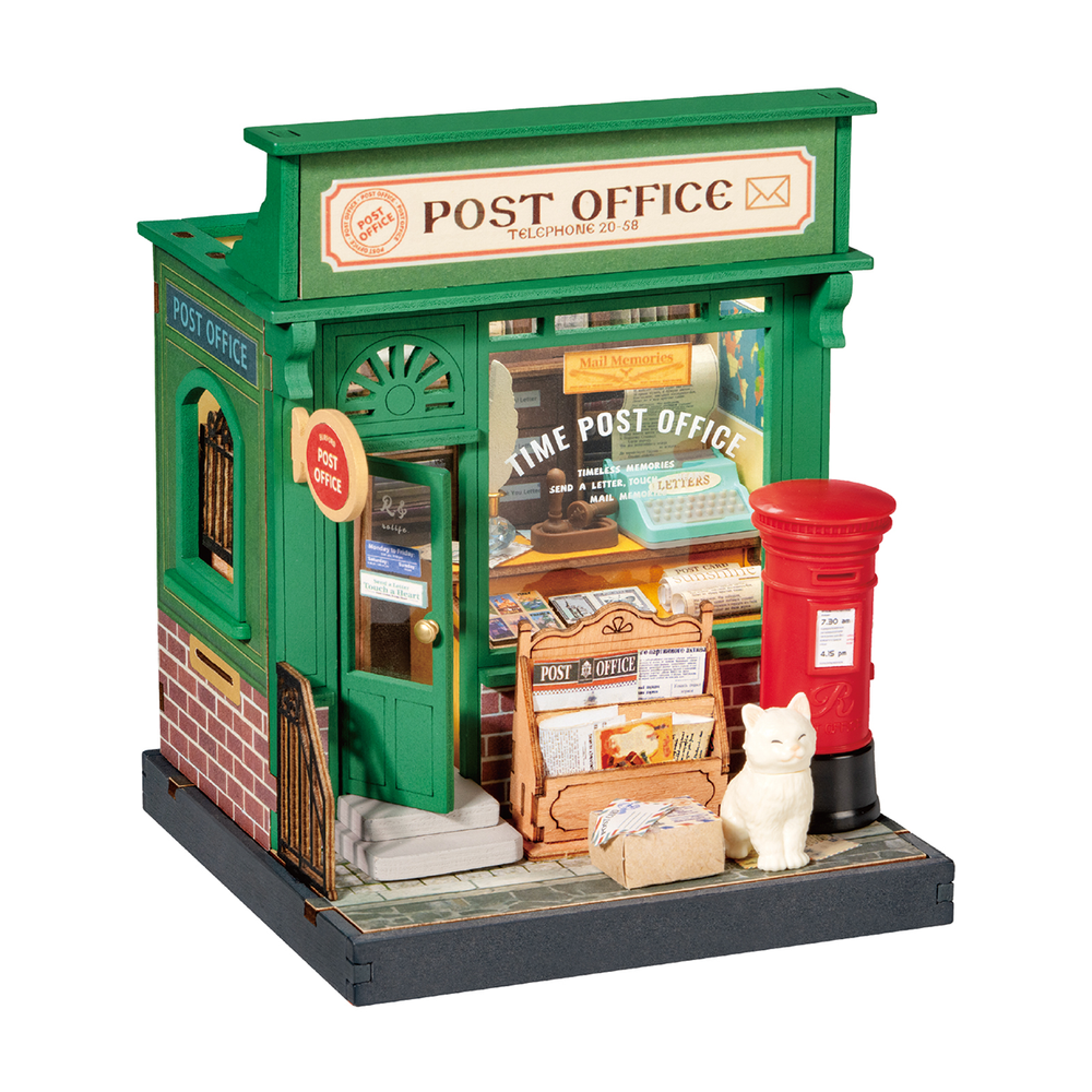 Maison miniature DIY Rolife Bureau de poste du siècle (14 ans et +)