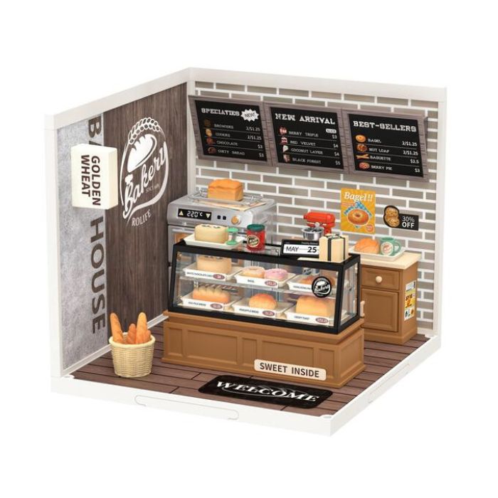 Maison miniature DIY Rolife la boulangerie Blé Doré (14 ans et +)