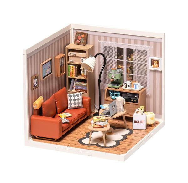 Maison miniature DIY Rolife le salon de repos (14 ans et +)