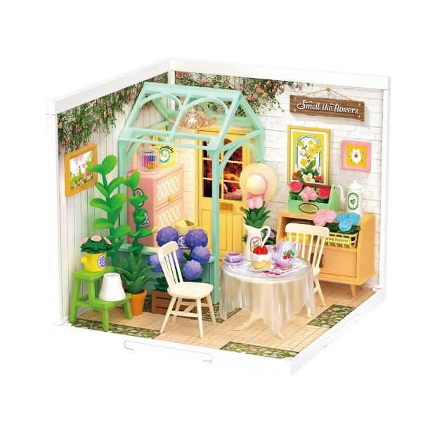 Maison miniature DIY Rolife Jardin de thé fleuri (8 ans et +)
