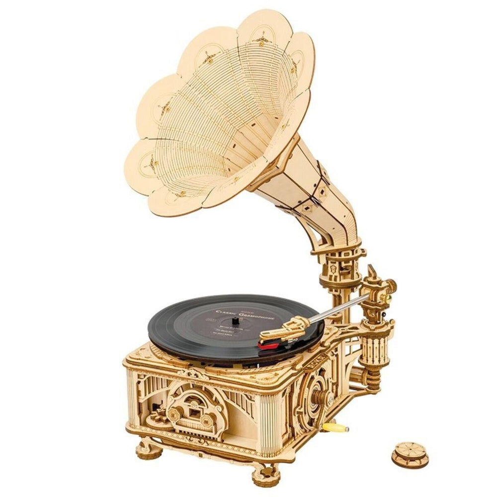 Maquette en bois DIY ROKR gramophone (14 ans et +)