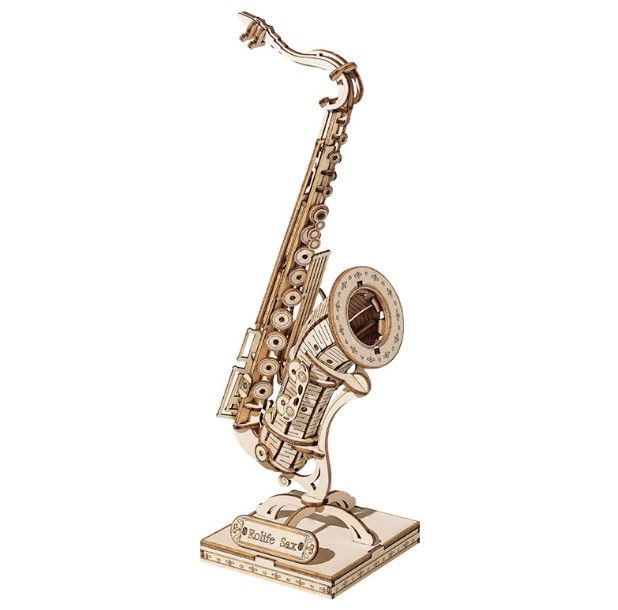 Maquette en bois DIY Rolife Saxophone (8 ans et +)