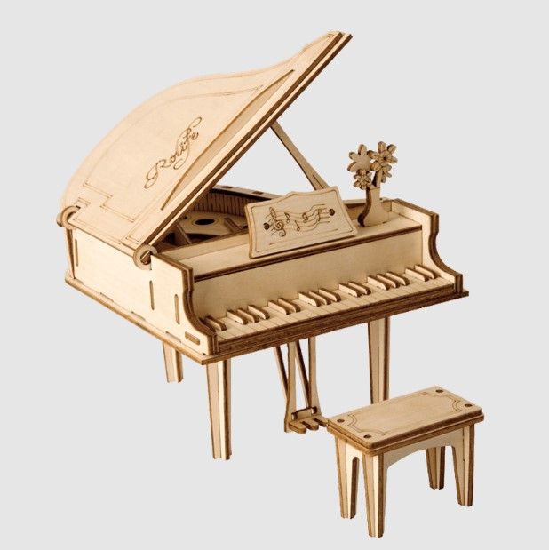 Maquette en bois DIY Rolife Grand piano (8 ans et +)