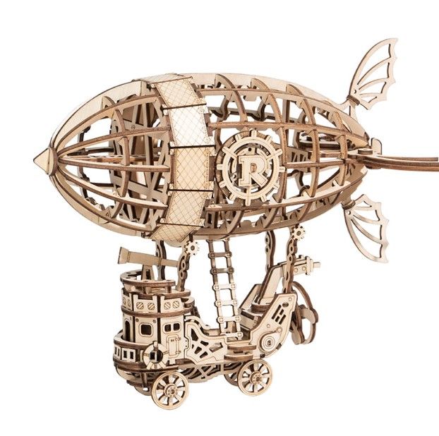 Maquette en bois DIY Rolife Ballon dirigeable (14 ans et +)