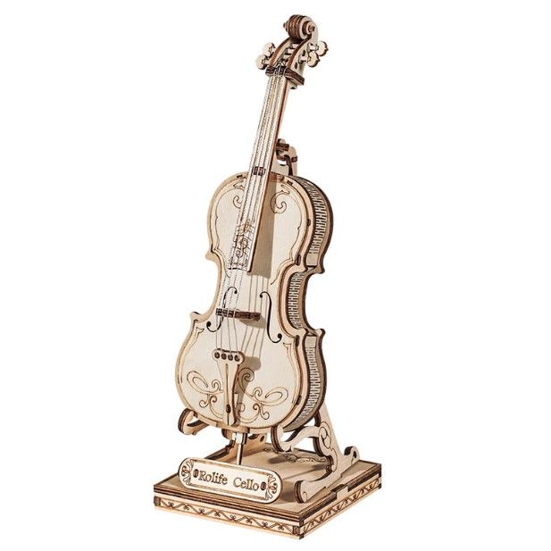 Maquette en bois DIY Rolife Violoncelle (8 ans et +)