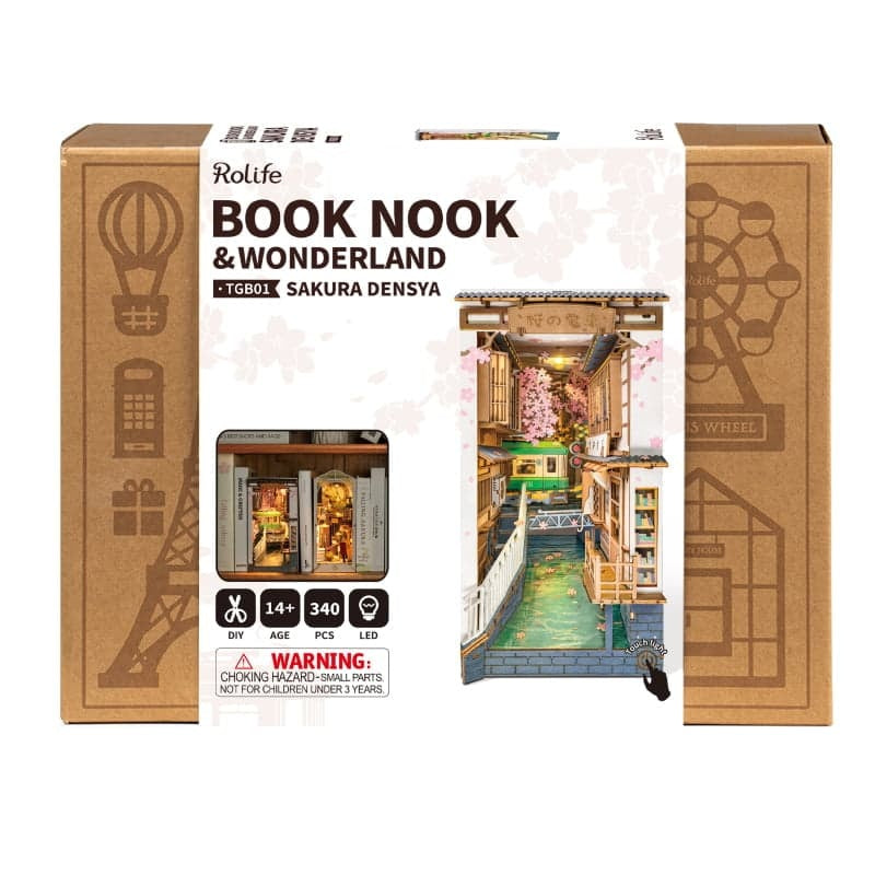 Book Nook DIY Rolife Le tramway de Sakura (14 ans et +)