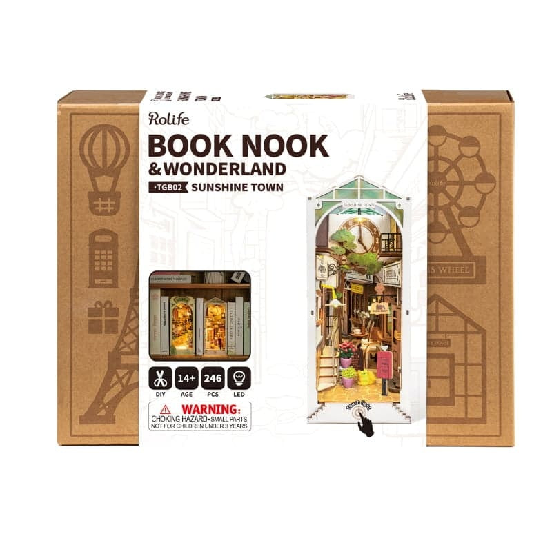 Book Nook DIY Rolife Ville ensoleillée (14 ans et +)
