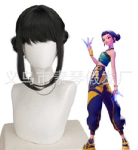 Perruque Zoey guerrière de la K-pop