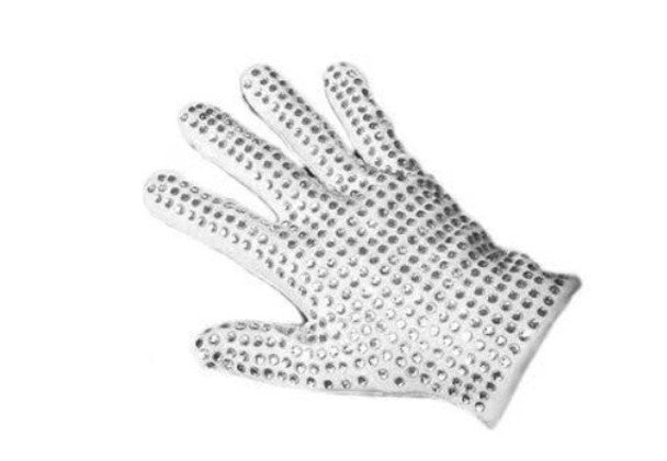 Gants blancs avec pierres brillantes Michael Jackson