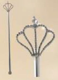 Sceptre royal en argent