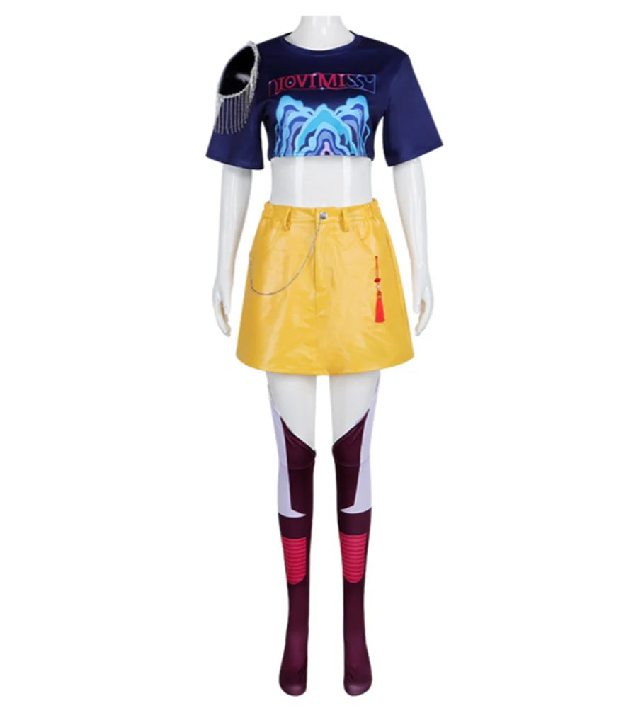 Costume femme Mira guerrière de la K-pop