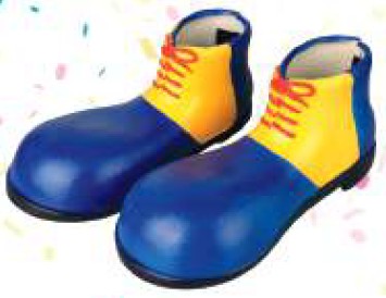 Soulier de clown avec lacet
