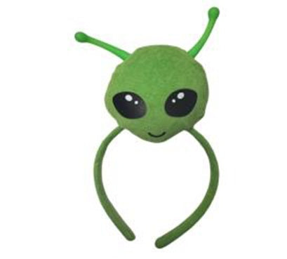 Serre-tête alien vert