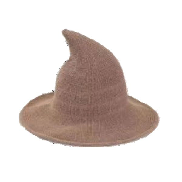 Chapeau 9 po de sorcière de Salem en tricot