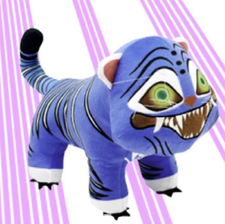 Peluche Derpy le tigre guerrière de la K-pop