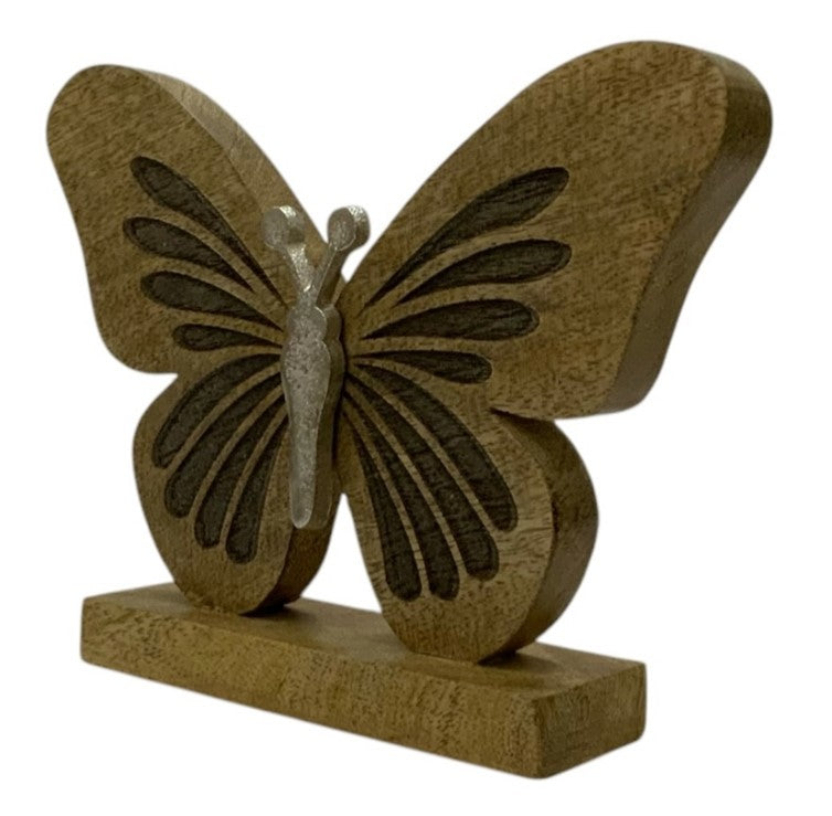Papillon décoratif en bois