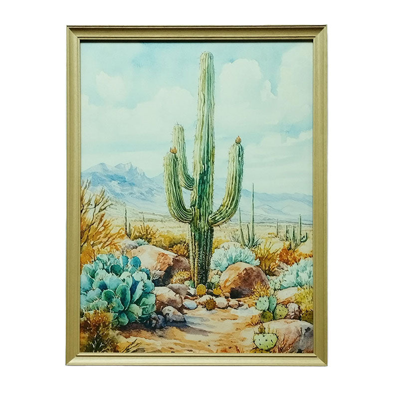 Tableau 76 cm x 56 cm x 2,5 cm désert