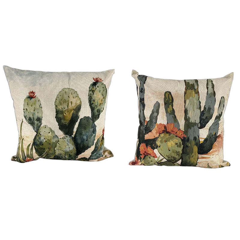 Coussin 30 cm x 50 cm x 10 cm cactus