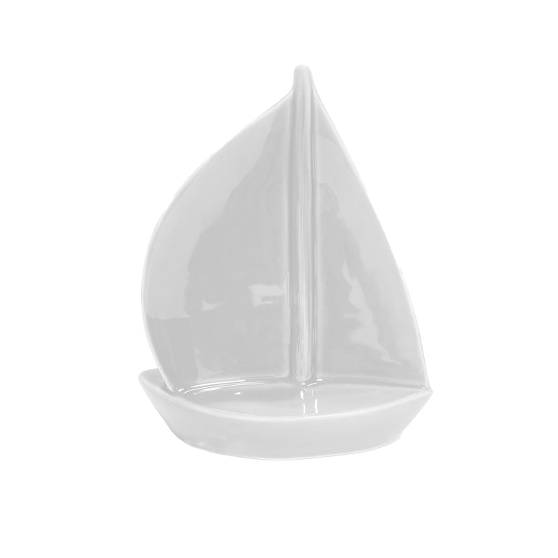 Voilier décoratif blanc