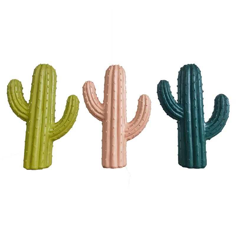 Cactus décoratif 13,5 cm x 5 cm x 20 cm en résine
