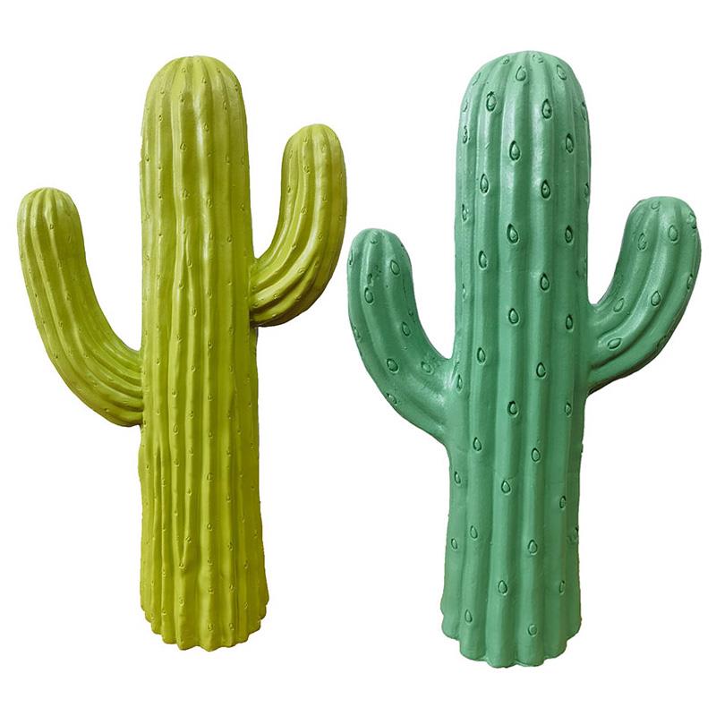 Cactus décoratif 23 cm x 13 cm x 40 cm en résine