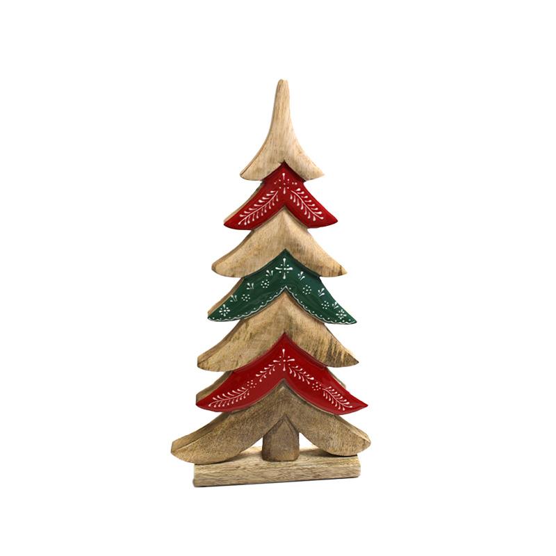 Sapin de bois 20 cm x 10,5 cm x 5,5 cm