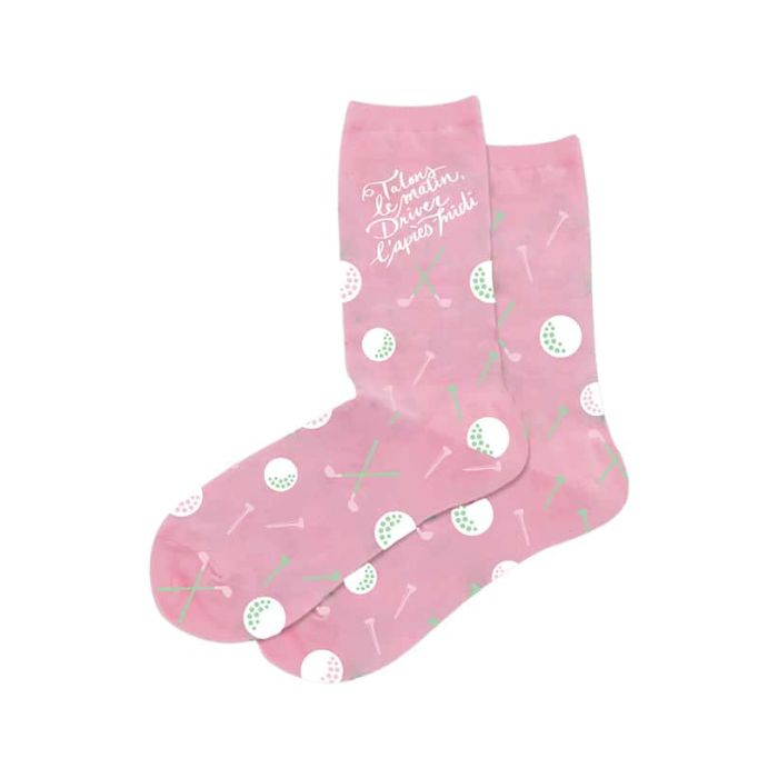 Bas pour femme motif golf Chantal Lacroix