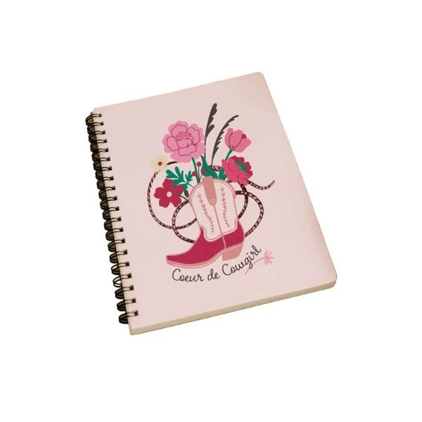 Cahier de notes Chantal Lacroix cœur de cowgirl