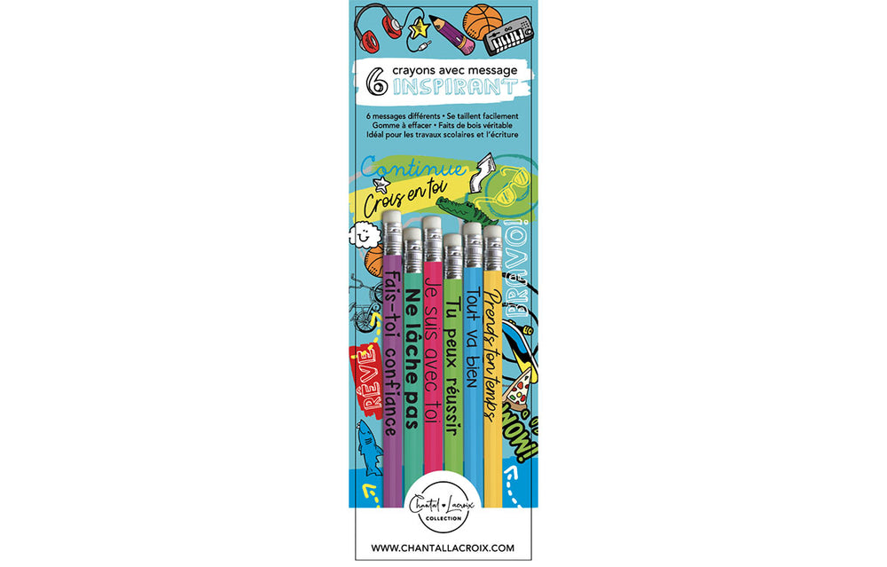 Crayon de plomb Persévérance (boîte de 6)