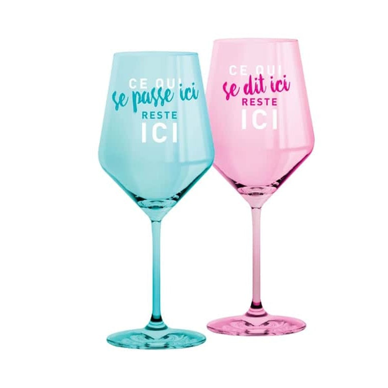 Ensemble de 2 coupes à vin Amitié