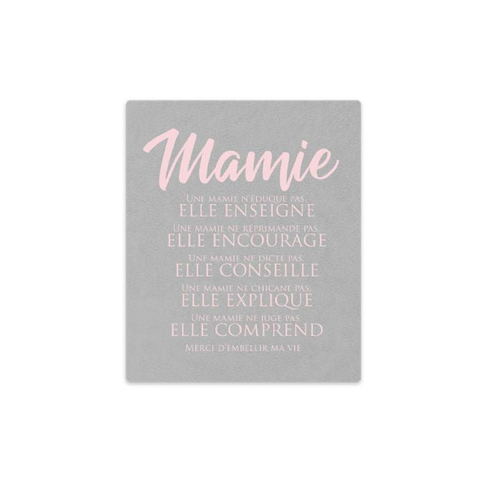 Jeté 50 po x 60 po "Mamie"