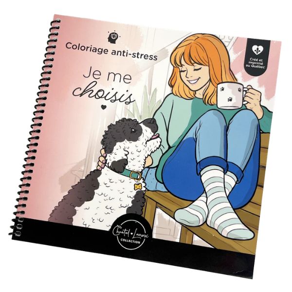 Livre à colorier Chantal Lacroix - Je me choisis 40 pages