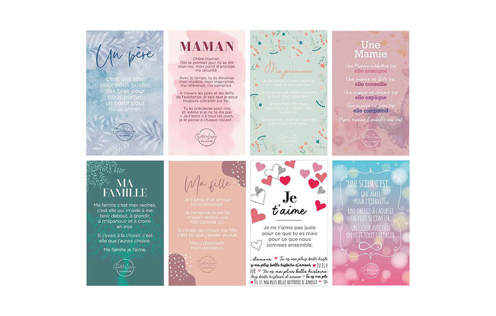 Affiche magnétique avec un texte inspirant