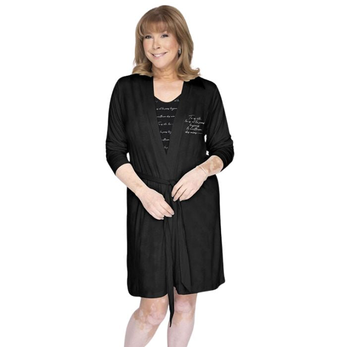 Peignoir noir Maman