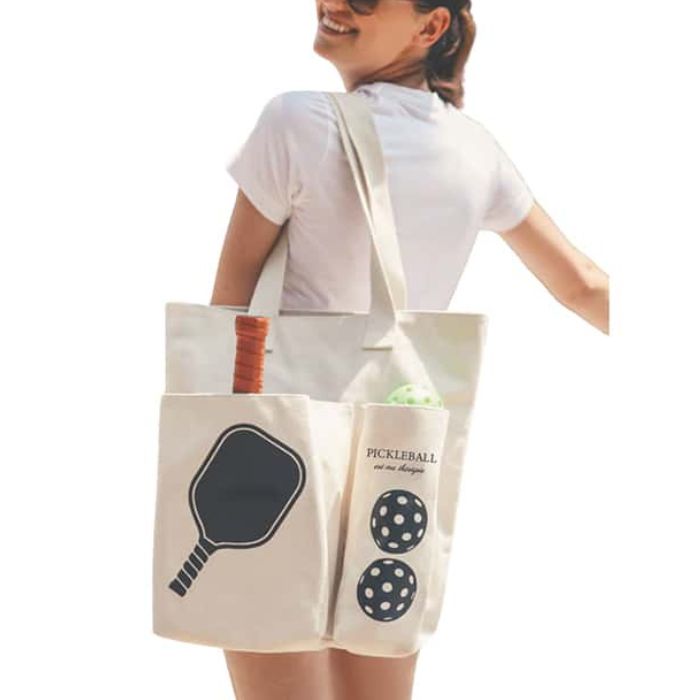 Sac en coton de sport pickleball Chantal Lacroix