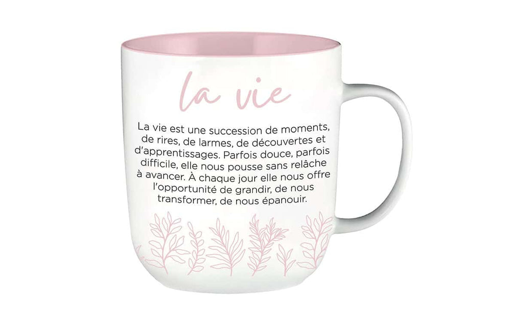 Tasse inspirante La vie