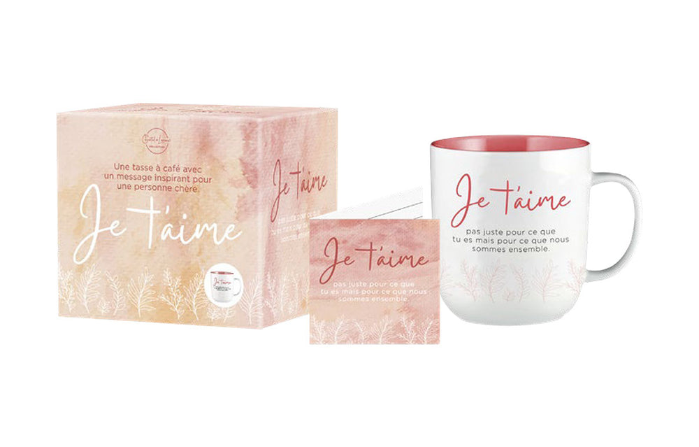 Tasse inspirante Je t'aime